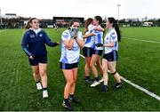 25 March 2023; Keeva Flynn of Maynooth celebrates after the Lidl LGFA Post Primary Junior B Final match between Maynooth Educate Together, Kildare, and St Ronan's College Lurgan, Armagh, at the GAA National Games Development Centre in Abbotstown, Dublin. Photo by Ben McShane/Sportsfile