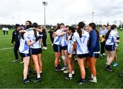 25 March 2023; Maynooth players celebrate after the Lidl LGFA Post Primary Junior B Final match between Maynooth Educate Together, Kildare, and St Ronan's College Lurgan, Armagh, at the GAA National Games Development Centre in Abbotstown, Dublin. Photo by Ben McShane/Sportsfile