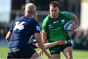 25 March 2023; David Hawkshaw of Connacht in action against Darcy Graham of Edinburgh Rugby during the United Rugby Championship match between Connacht and Edinburgh at the Sportsground in Galway. Photo by Brendan Moran/Sportsfile