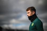25 March 2023; Goalkeeper Mark Travers during a Republic of Ireland training session at the FAI National Training Centre in Abbotstown, Dublin. Photo by Stephen McCarthy/Sportsfile