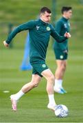25 March 2023; Jason Knight during a Republic of Ireland training session at the FAI National Training Centre in Abbotstown, Dublin. Photo by Stephen McCarthy/Sportsfile