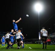24 March 2023; Ross Molony of Leinster takes possession in a lineout during the United Rugby Championship match between Leinster and DHL Stormers at the RDS Arena in Dublin. Photo by Harry Murphy/Sportsfile