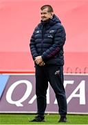 25 March 2023; Munster head coach Graham Rowntree before the United Rugby Championship match between Munster and Glasgow Warriors at Thomond Park in Limerick. Photo by Harry Murphy/Sportsfile