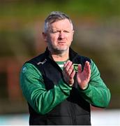 25 March 2023; Peamount United manager James O'Callaghan after the SSE Airtricity Women's Premier Division match between Bohemians and Peamount United at Dalymount Park in Dublin. Photo by Stephen Marken/Sportsfile
