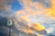 24 March 2023; A general view of a floodlight before the United Rugby Championship match between Leinster and DHL Stormers at the RDS Arena in Dublin. Photo by Tyler Miller/Sportsfile
