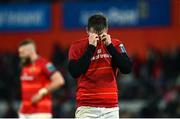 25 March 2023; Alex Kendellen of Munster after his side's defeat in the United Rugby Championship match between Munster and Glasgow Warriors at Thomond Park in Limerick. Photo by Harry Murphy/Sportsfile