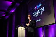 25 March 2023; Chief Marketing Officer of AIB, Mark Doyle during during the AIB Camogie Club Player Awards 2023 at Croke Park in Dublin. Photo by David Fitzgerald/Sportsfile