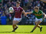 26 March 2023; Tomo Culhane of Galway in action against Dylan Casey of Kerry during the Allianz Football League Division 1 match between Galway and Kerry at Pearse Stadium in Galway. Photo by Brendan Moran/Sportsfile