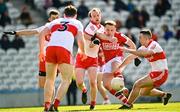 26 March 2023; Steven Sherlock of Cork in action against Derry during the Allianz Football League Division 2 match between Cork and Derry at Páirc Ui Chaoimh in Cork. Photo by Eóin Noonan/Sportsfile