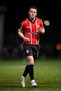17 March 2023; Ben Doherty of Derry City during the SSE Airtricity Men's Premier Division match between Derry City and Sligo Rovers at The Ryan McBride Brandywell Stadium in Derry. Photo by Stephen McCarthy/Sportsfile