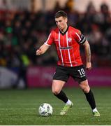 17 March 2023; Patrick McEleney of Derry City during the SSE Airtricity Men's Premier Division match between Derry City and Sligo Rovers at The Ryan McBride Brandywell Stadium in Derry. Photo by Stephen McCarthy/Sportsfile