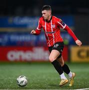 17 March 2023; Ryan Graydon of Derry City during the SSE Airtricity Men's Premier Division match between Derry City and Sligo Rovers at The Ryan McBride Brandywell Stadium in Derry. Photo by Stephen McCarthy/Sportsfile