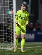 17 March 2023; Sligo Rovers goalkeeper Luke McNicholas during the SSE Airtricity Men's Premier Division match between Derry City and Sligo Rovers at The Ryan McBride Brandywell Stadium in Derry. Photo by Stephen McCarthy/Sportsfile