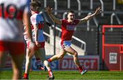 26 March 2023; Tommy Walsh of Cork celebrates a goal scored in the last minute during the Allianz Football League Division 2 match between Cork and Derry at Páirc Ui Chaoimh in Cork. Photo by Eóin Noonan/Sportsfile