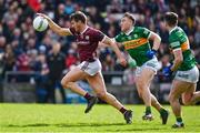 26 March 2023; Shane Walsh of Galway in action against Dara Moynihan of Kerry during the Allianz Football League Division 1 match between Galway and Kerry at Pearse Stadium in Galway. Photo by Brendan Moran/Sportsfile
