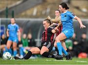25 March 2023; Ciara Maher of Bohemians in action against Sadbh Doyle of Peamount United during the SSE Airtricity Women's Premier Division match between Bohemians and Peamount United at Dalymount Park in Dublin. Photo by Stephen Marken/Sportsfile