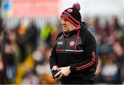 26 March 2023; Tyrone joint-manager Feargal Logan during the Allianz Football League Division 1 match between Tyrone and Armagh at O'Neill's Healy Park in Omagh, Tyrone. Photo by Ramsey Cardy/Sportsfile
