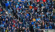 26 March 2023; Supporters, on Hill 16, watch the Allianz Football League Division 2 match between Dublin and Louth at Croke Park in Dublin. Photo by Ray McManus/Sportsfile