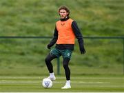 26 March 2023; Jeff Hendrick during a Republic of Ireland training session at the FAI National Training Centre in Abbotstown, Dublin. Photo by Stephen McCarthy/Sportsfile