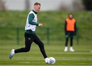 26 March 2023; Mark Sykes during a Republic of Ireland training session at the FAI National Training Centre in Abbotstown, Dublin. Photo by Stephen McCarthy/Sportsfile