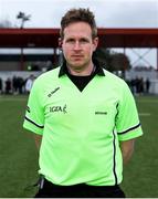 25 March 2023; Referee Patrick Smith before the Lidl LGFA Post Primary Junior C Final match between Dunmore Community School, Galway, and Presentation Secondary School Milltown, Kerry at Fethard Town Park in Tipperary. Photo by Michael P Ryan/Sportsfile