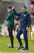 26 March 2023; Republic of Ireland manager Jim Crawford during the Under-21 international friendly match between Republic of Ireland and Iceland at Turners Cross in Cork. Photo by Seb Daly/Sportsfile