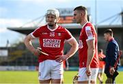 26 March 2023; Patrick Horgan, left, and Shane Kingston of Cork after the Allianz Hurling League Division 1 Semi Final match between Kilkenny and Cork at UMPC Nowlan Park in Kilkenny. Photo by David Fitzgerald/Sportsfile