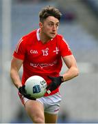 26 March 2023; Dáire McConnon of Louth during the Allianz Football League Division 2 match between Dublin and Louth at Croke Park in Dublin. Photo by Ray McManus/Sportsfile