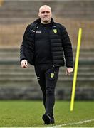 26 March 2023; Donegal joint interim manager Paddy Bradley before the Allianz Football League Division 1 match between Roscommon and Donegal at Dr Hyde Park in Roscommon. Photo by Sam Barnes/Sportsfile