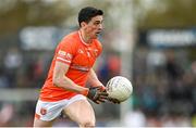 26 March 2023; Rory Grugan of Armagh during the Allianz Football League Division 1 match between Tyrone and Armagh at O'Neill's Healy Park in Omagh, Tyrone. Photo by Ramsey Cardy/Sportsfile