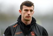 26 March 2023; Armagh goalkeeper Ethan Rafferty before the Allianz Football League Division 1 match between Tyrone and Armagh at O'Neill's Healy Park in Omagh, Tyrone. Photo by Ramsey Cardy/Sportsfile