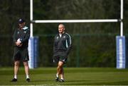 27 March 2023; Head coach Leo Cullen and Senior coach Stuart Lancaster during a Leinster Rugby squad training session at UCD in Dublin. Photo by Harry Murphy/Sportsfile