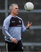 26 March 2023; Galway manager Padraic Joyce before the Allianz Football League Division 1 match between Galway and Kerry at Pearse Stadium in Galway. Photo by Brendan Moran/Sportsfile