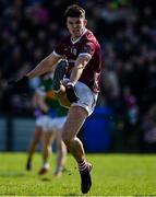 26 March 2023; Tomo Culhane of Galway during the Allianz Football League Division 1 match between Galway and Kerry at Pearse Stadium in Galway. Photo by Brendan Moran/Sportsfile