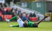 26 March 2023; Bosun Lawal of Republic of Ireland during the Under-21 international friendly match between Republic of Ireland and Iceland at Turners Cross in Cork. Photo by Seb Daly/Sportsfile