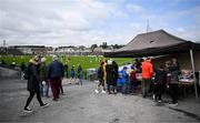 26 March 2023; A general view of supporters purchasing food and beverages before the Allianz Football League Division 1 match between Galway and Kerry at Pearse Stadium in Galway. Photo by Brendan Moran/Sportsfile