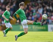 26 March 2023; Ollie O’Neill of Republic of Ireland during the Under-21 international friendly match between Republic of Ireland and Iceland at Turners Cross in Cork. Photo by Seb Daly/Sportsfile