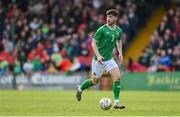 26 March 2023; Sean Roughan of Republic of Ireland during the Under-21 international friendly match between Republic of Ireland and Iceland at Turners Cross in Cork. Photo by Seb Daly/Sportsfile