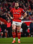 25 March 2023; RG Snyman of Munster during the United Rugby Championship match between Munster and Glasgow Warriors at Thomond Park in Limerick. Photo by Harry Murphy/Sportsfile