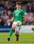 26 March 2023; Andrew Moran of Republic of Ireland during the Under-21 international friendly match between Republic of Ireland and Iceland at Turner's Cross in Cork. Photo by Michael P Ryan/Sportsfile