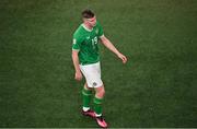 27 March 2023; Evan Ferguson of Republic of Ireland leaves the field after being substituted during the UEFA EURO 2024 Championship Qualifier match between Republic of Ireland and France at Aviva Stadium in Dublin. Photo by Piaras Ó Mídheach/Sportsfile