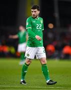 27 March 2023; Mikey Johnston of Republic of Ireland during the UEFA EURO 2024 Championship Qualifier match between Republic of Ireland and France at Aviva Stadium in Dublin. Photo by Seb Daly/Sportsfile