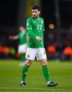 27 March 2023; Mikey Johnston of Republic of Ireland during the UEFA EURO 2024 Championship Qualifier match between Republic of Ireland and France at Aviva Stadium in Dublin. Photo by Seb Daly/Sportsfile