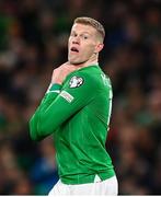 27 March 2023; James McClean of Republic of Ireland during the UEFA EURO 2024 Championship Qualifier match between Republic of Ireland and France at Aviva Stadium in Dublin. Photo by Stephen McCarthy/Sportsfile