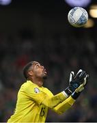 27 March 2023; France goalkeeper Mike Maignan during the UEFA EURO 2024 Championship Qualifier match between Republic of Ireland and France at Aviva Stadium in Dublin. Photo by Seb Daly/Sportsfile