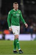 27 March 2023; James McClean of Republic of Ireland during the UEFA EURO 2024 Championship Qualifier match between Republic of Ireland and France at Aviva Stadium in Dublin. Photo by Seb Daly/Sportsfile