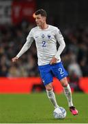 27 March 2023; Benjamin Pavard of France during the UEFA EURO 2024 Championship Qualifier match between Republic of Ireland and France at Aviva Stadium in Dublin. Photo by Seb Daly/Sportsfile