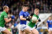 26 March 2023; James Smith of Cavan in action against Fermanagh during the Allianz Football League Division 3 match between Cavan and Fermanagh at Kingspan Breffni in Cavan. Photo by Matt Browne/Sportsfile