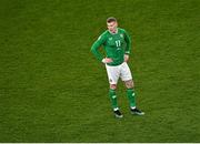 27 March 2023; James McClean of Republic of Ireland after his side's defeat in the UEFA EURO 2024 Championship Qualifier match between Republic of Ireland and France at the Aviva Stadium in Dublin. Photo by Piaras Ó Mídheach/Sportsfile