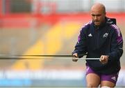 28 March 2023; Simon Zebo during a Munster Rugby squad training session at Thomond Park in Limerick. Photo by Harry Murphy/Sportsfile